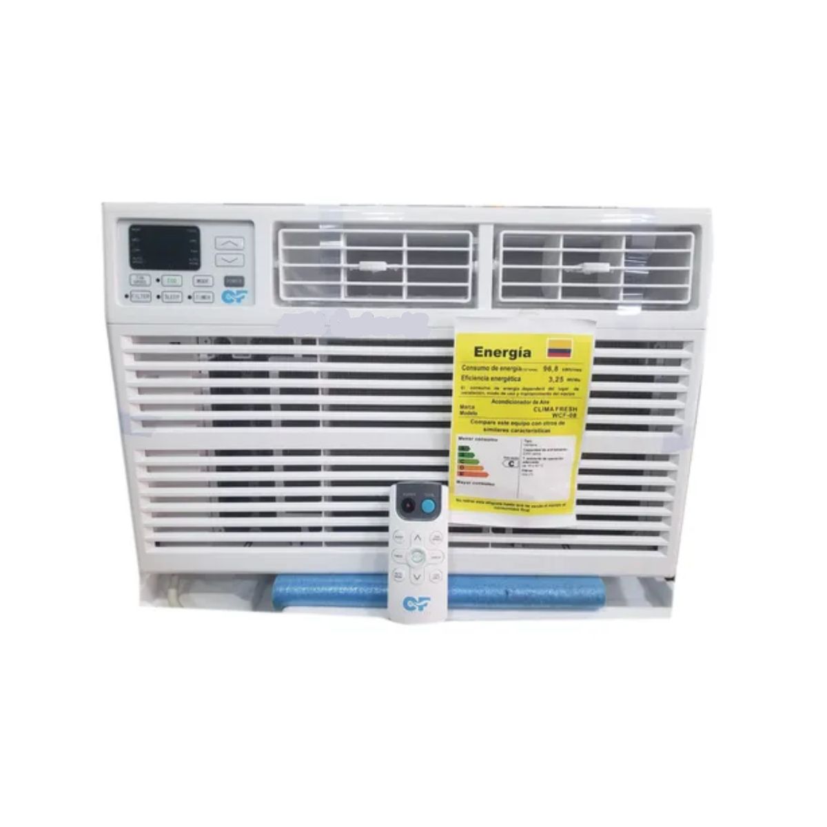 GENERICO - Aire Acondicionado Ventana Cf 8000btu Frío Control Remoto