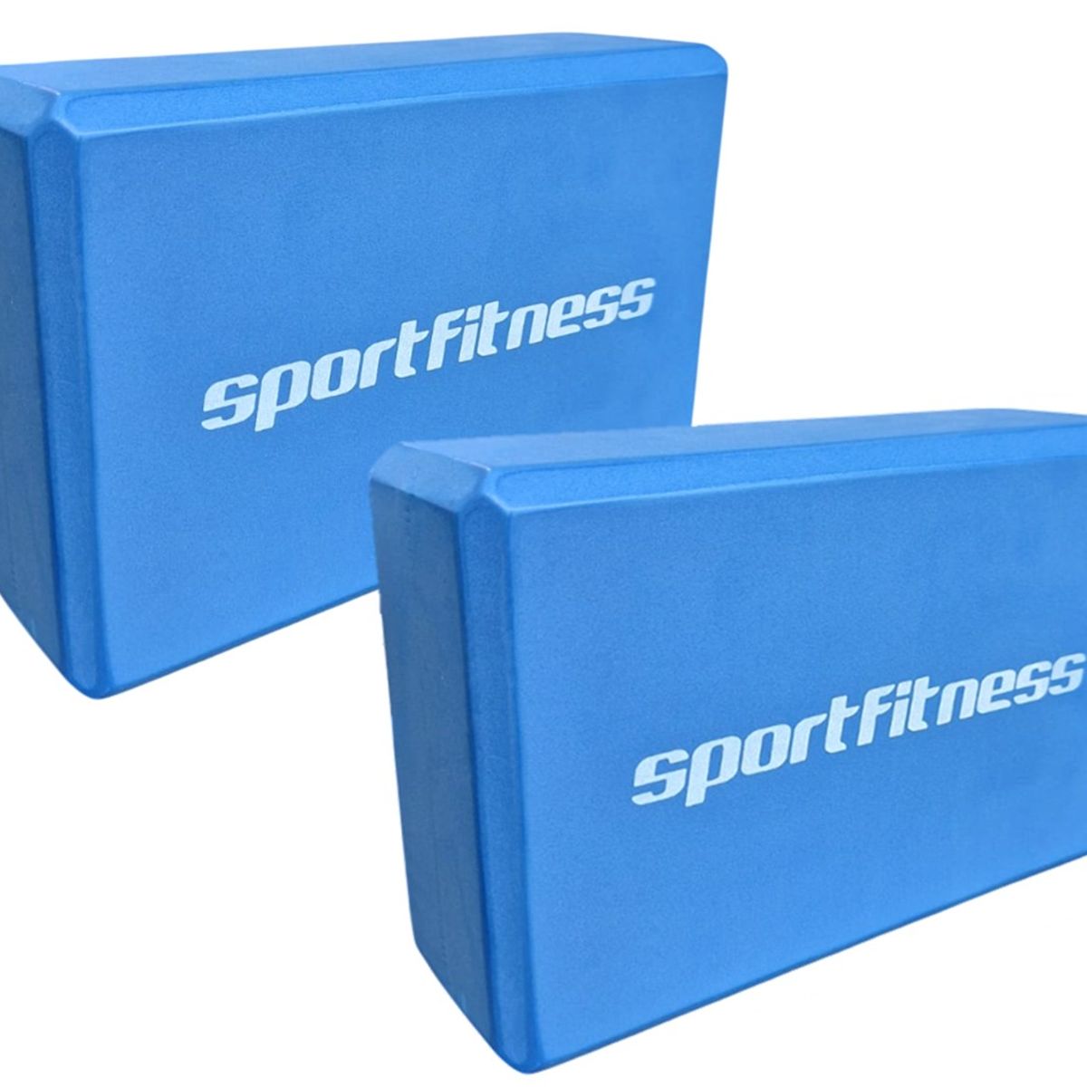 SPORTFITNESS - Cubo Yoga Bloque Gym Pilates Fitness Espuma Ladrillo X2 Und