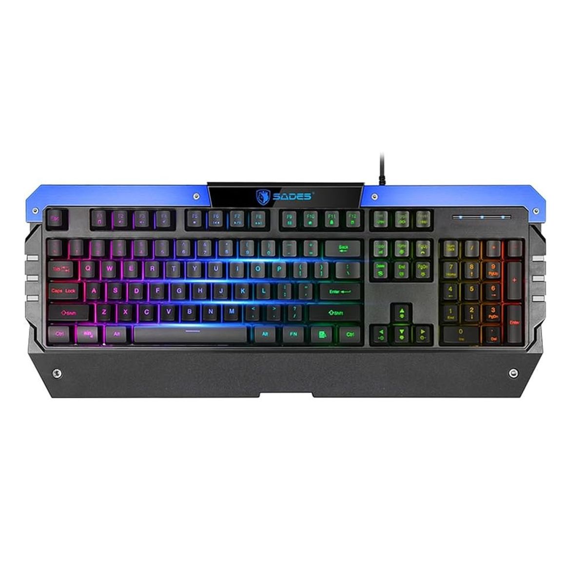 SADES - Combo Gamer 3 En 1 Teclado Mouse Pad Mouse Rgb Sades Sa-d10
