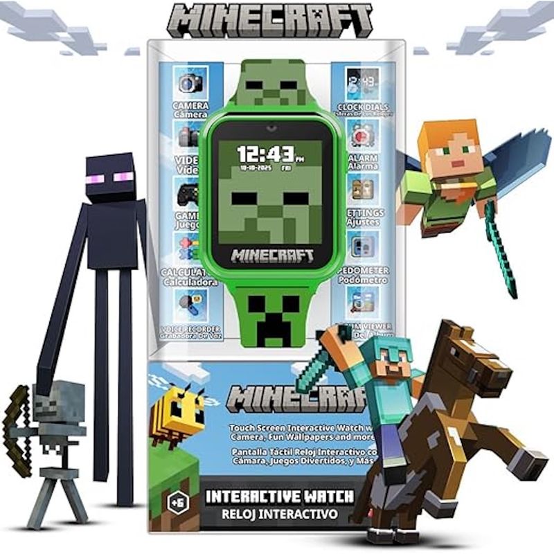 GENERICO - Smartwatch Para Niños Accutime - Minecraft Reloj Inteligente