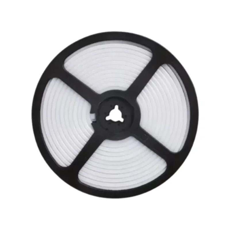 LEXMANA - Cintas Led Neón Flex 12v Rollo 5mtr Incluye Adaptador Luz Blanca