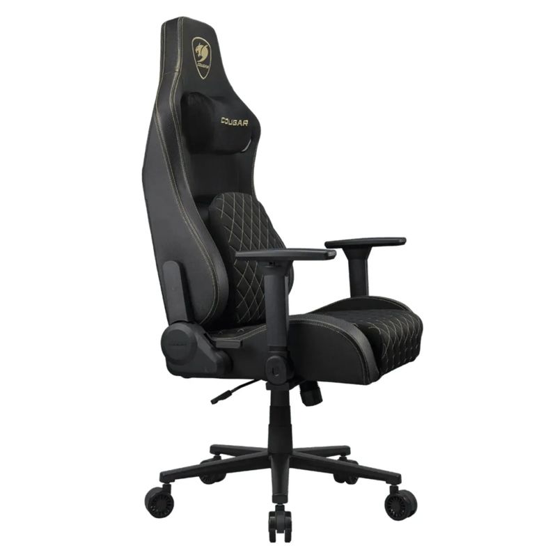 COUGAR - Silla Profesional Cougar Defensor Oro Apoyabrazos plegable 4D Tela