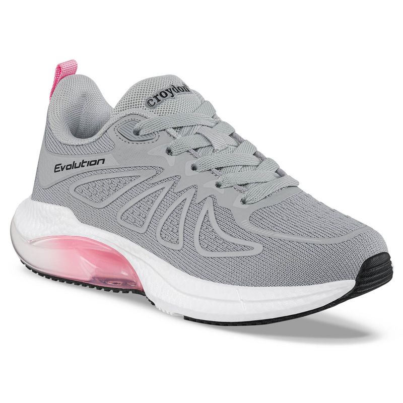 CROYDON - Tenis Running Gelmor Gris-Rosa para Niña Croydon