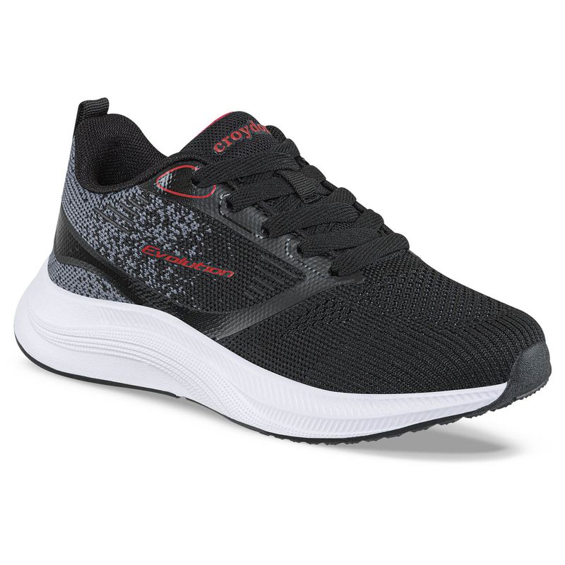 CROYDON - Tenis Running Rizban Negro para Niño Croydon