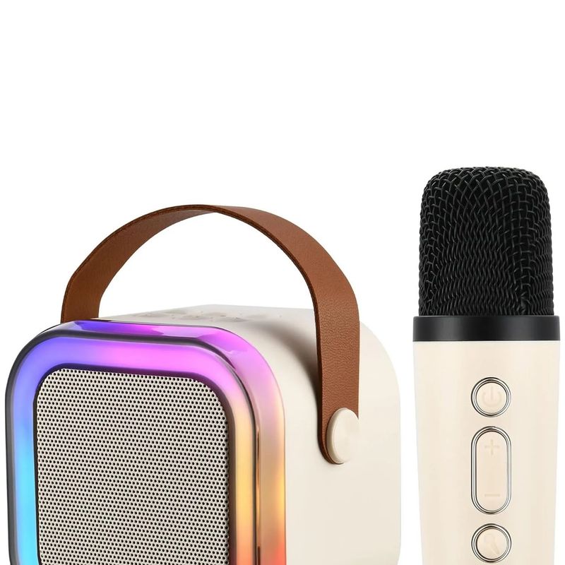 AMERICAN AUDIO - Mini Maquina De Karaoke Para Niños Portatil Luz Led