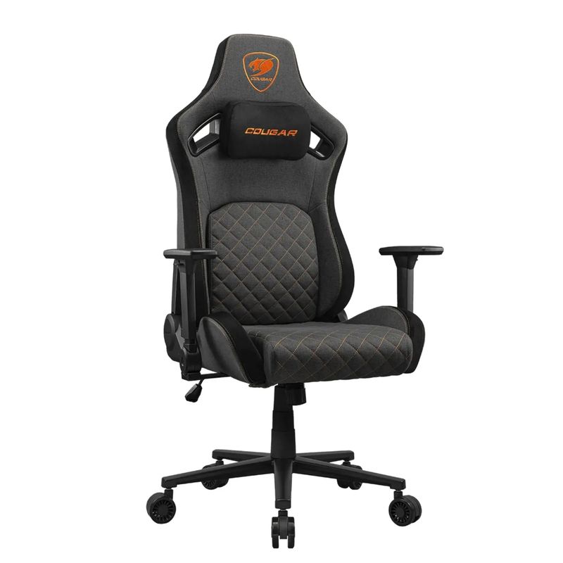 COUGAR - Silla Profesional Cougar Defensor Gris F Apoyabrazos plegable 4D Tela