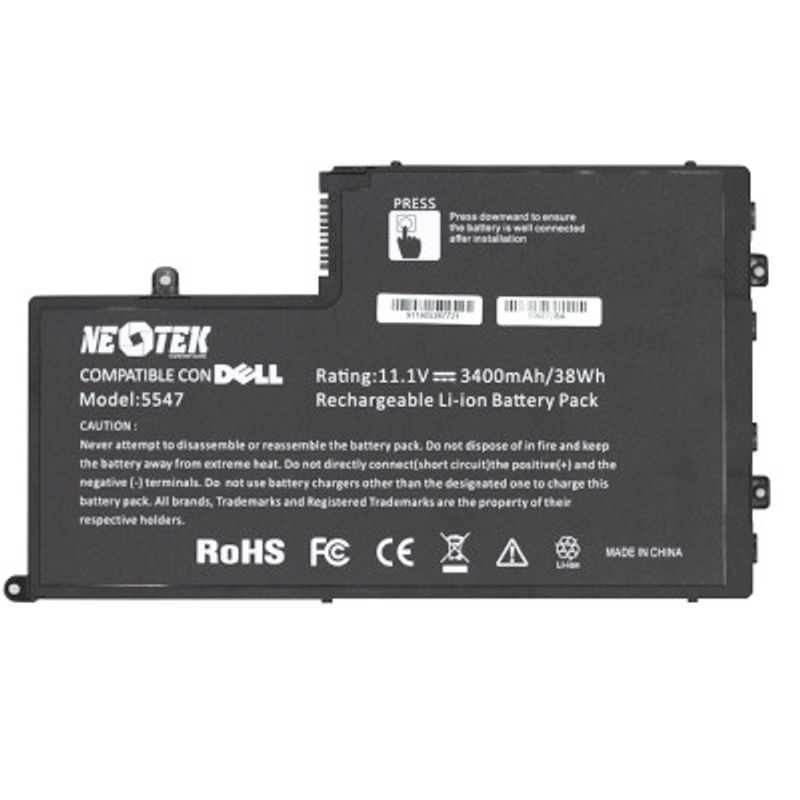 NEOTEK - Batería Homologada para Dell Inspiron TRHFF / 5447 / 5445 / 5547