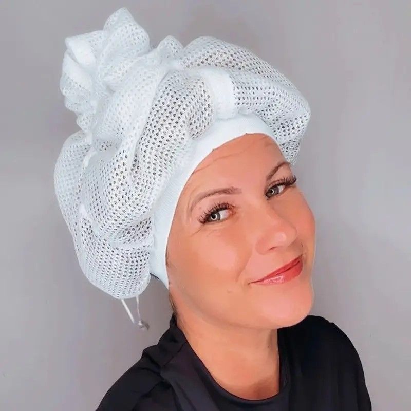 GENERICO - Red De Secado De Pelo Rizado Gorro De Plopping