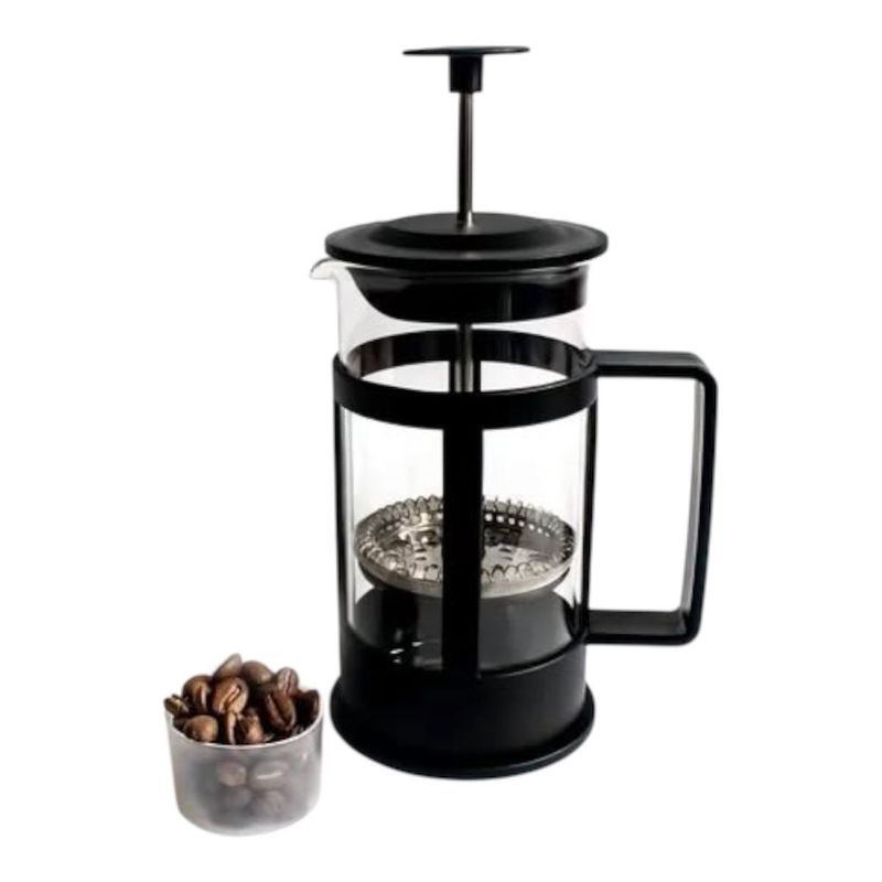 GENERICO - Cafetera Prensa Francesa Vidrio 350ml French Press Cafe Colo Color Negro