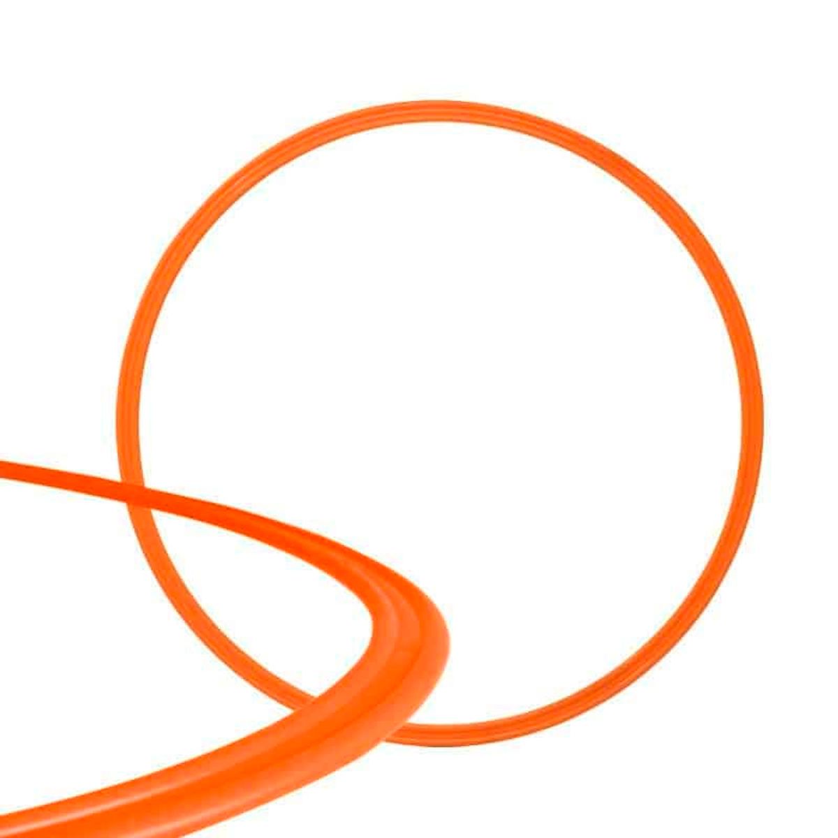 GENERICO - Aro ula ula plano de 60 cm Naranja