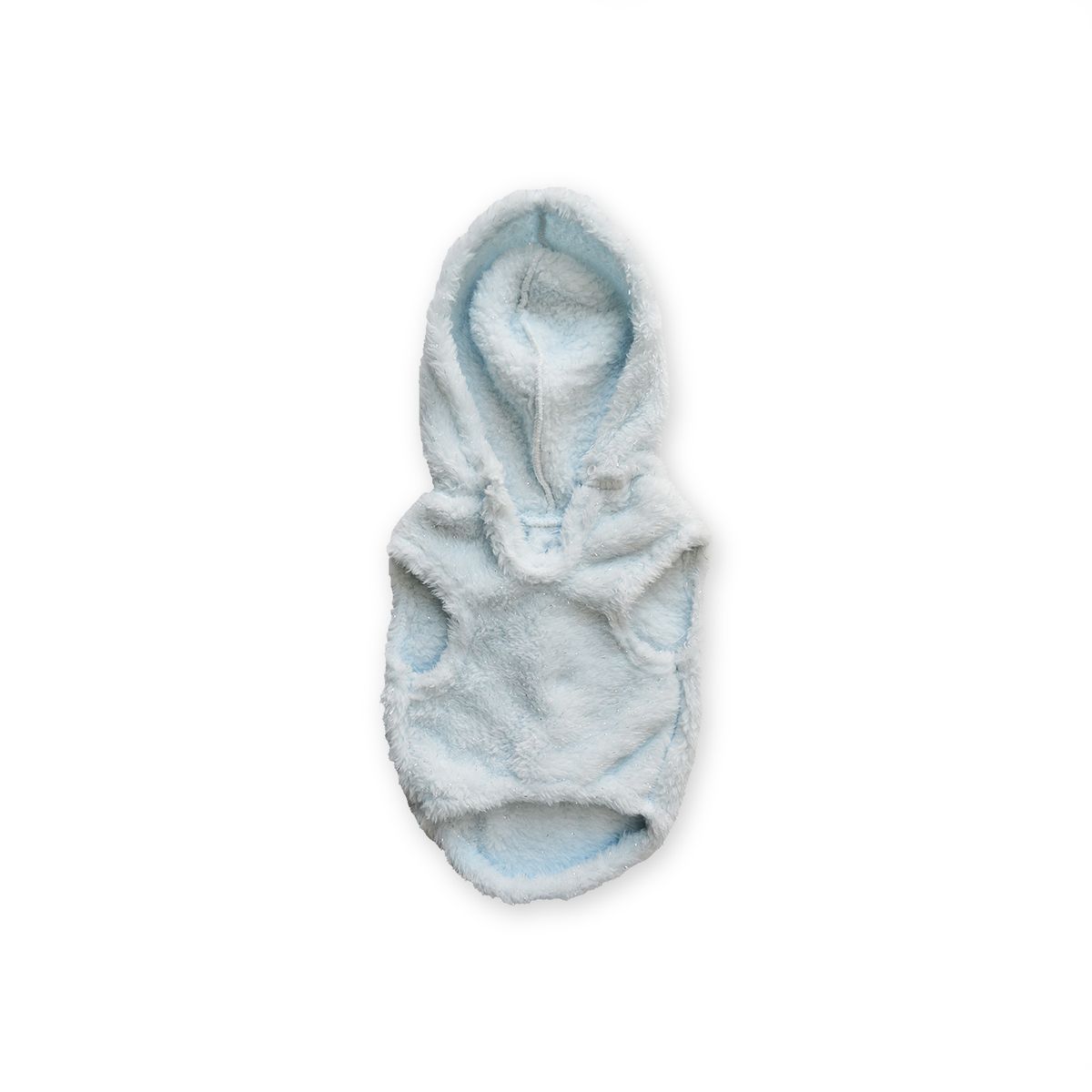 WAWAW - Hoodie L manga sisa celeste brillos