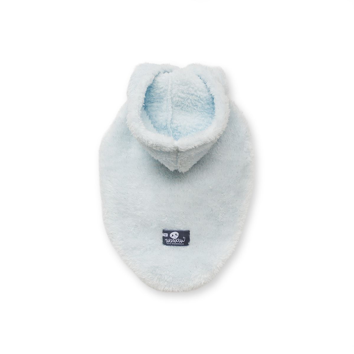 WAWAW - Hoodie L manga sisa celeste brillos