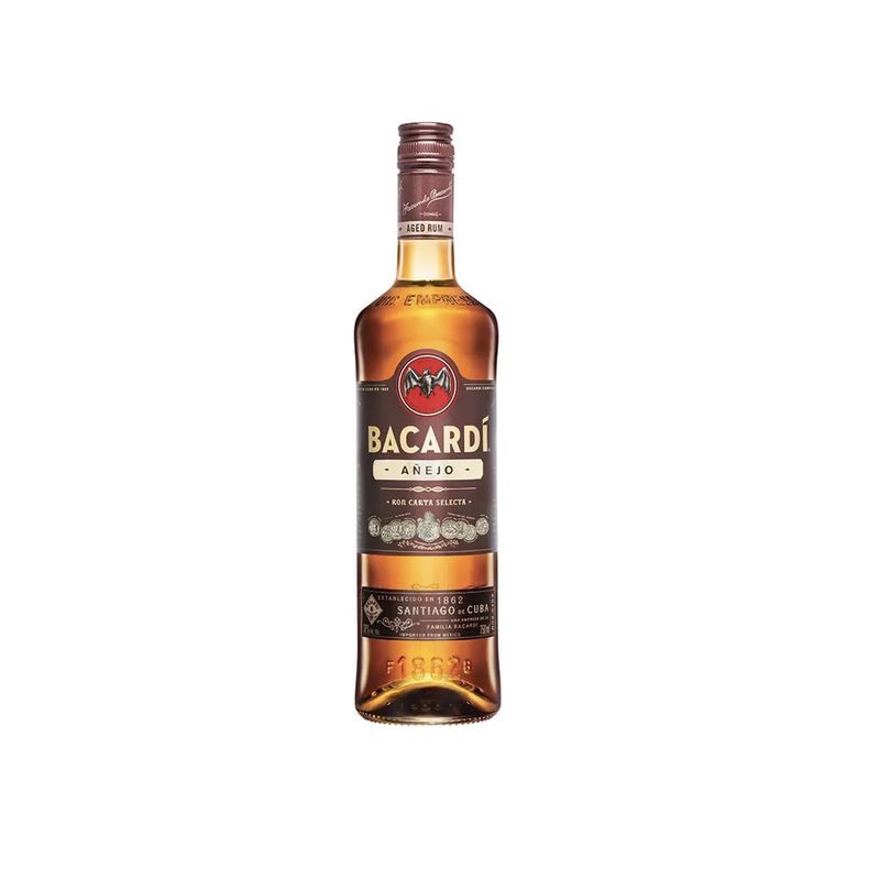 BACARDI - Ron Bacardi Añejo 750 Ml