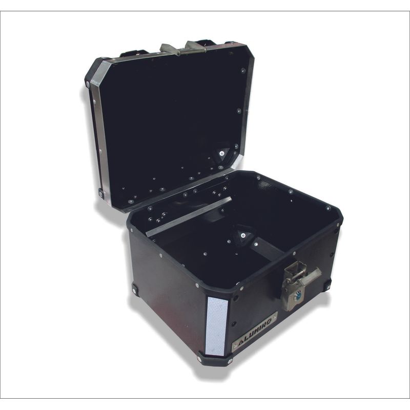 ALUMINA - Caja de aluminio para moto metalica en aluminio para un casco