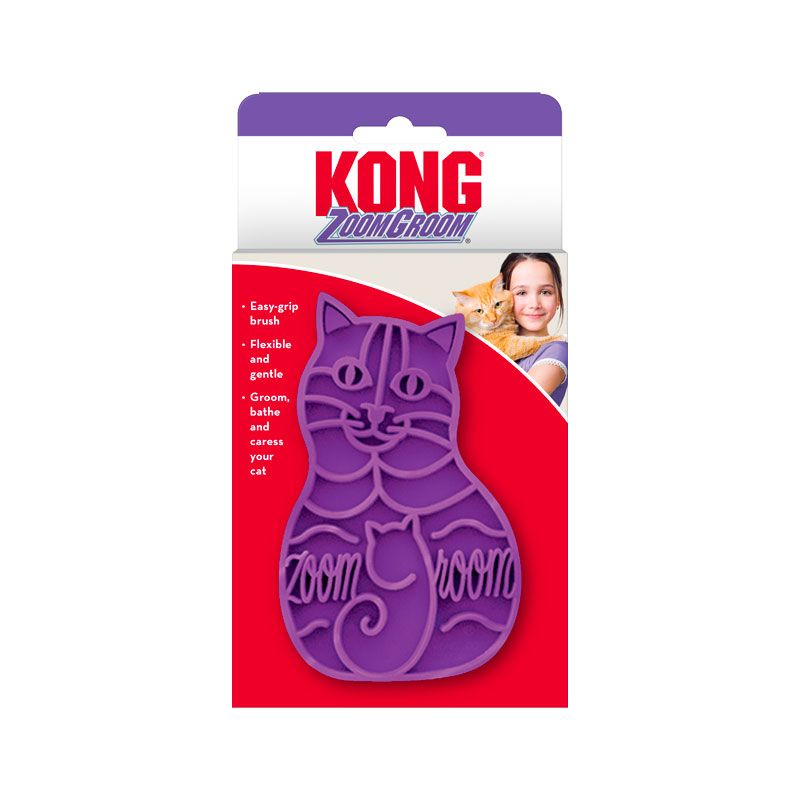 KONG - Kong Gato Zoom Groom Cepillo Rascador