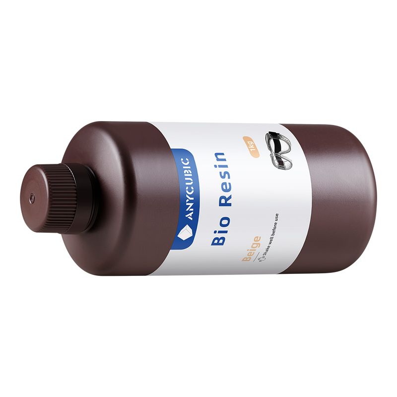 GENERICO - Resina Anycubic para impresora 3D Bio 1Kg Beige
