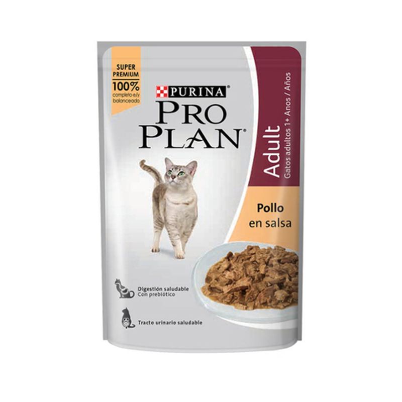 PRO PLAN - Pro Plan Gato Adulto – Salsa Húmeda de Pollo 100 g