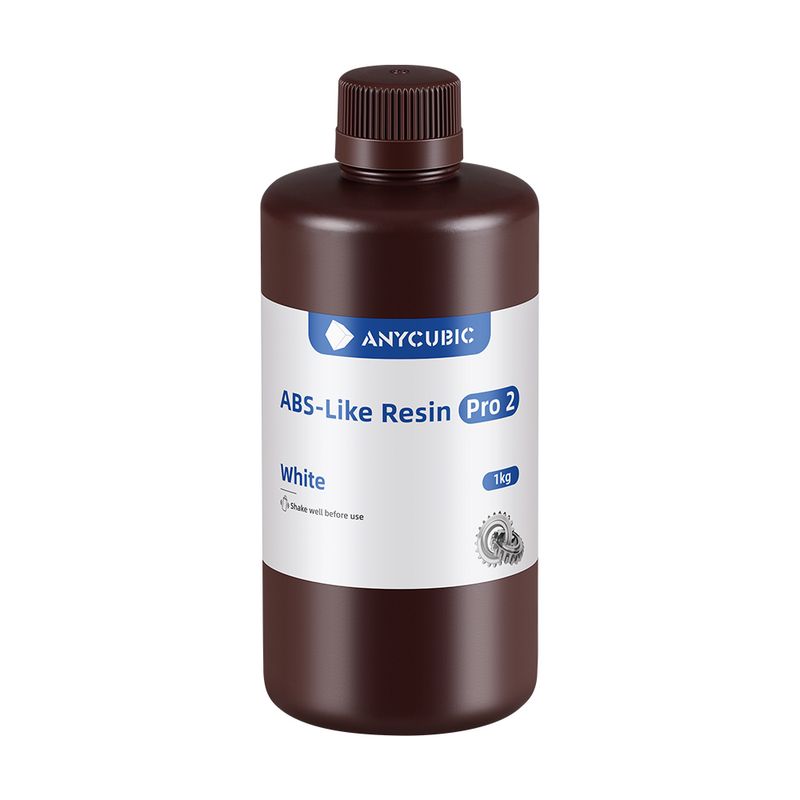 GENERICO - Resina Anycubic para Impresora 3d Standard Abs-Like Pro 2 1Kg Blanco