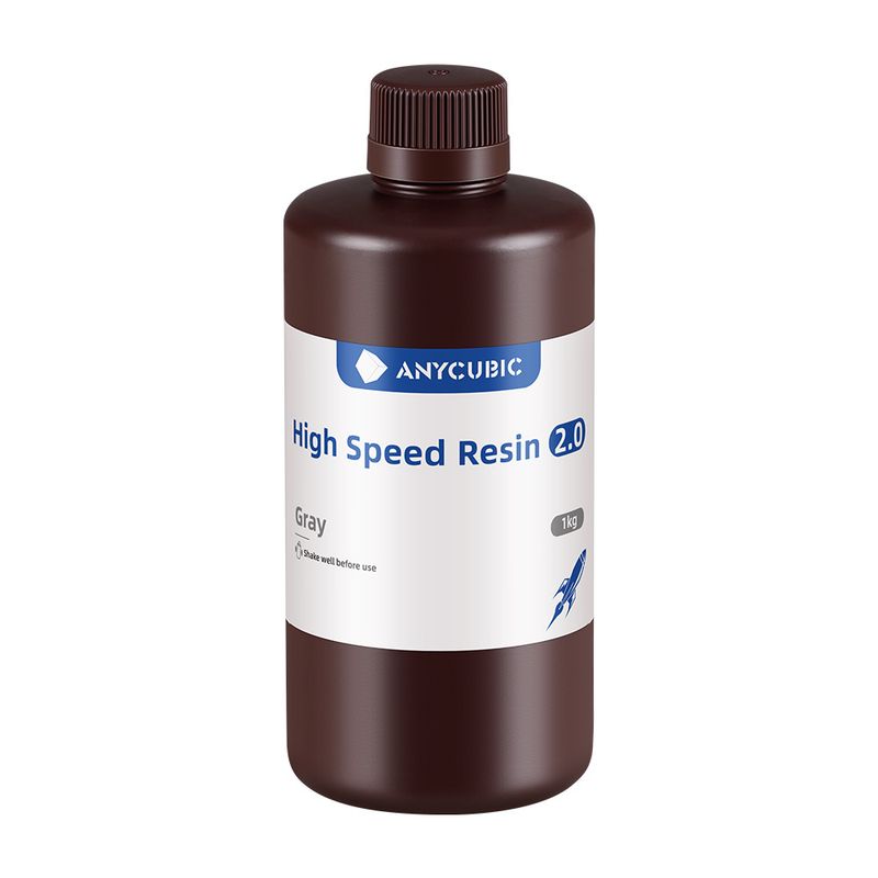 GENERICO - Resina Anycubic High Speed Resin 20 1Kg Gris