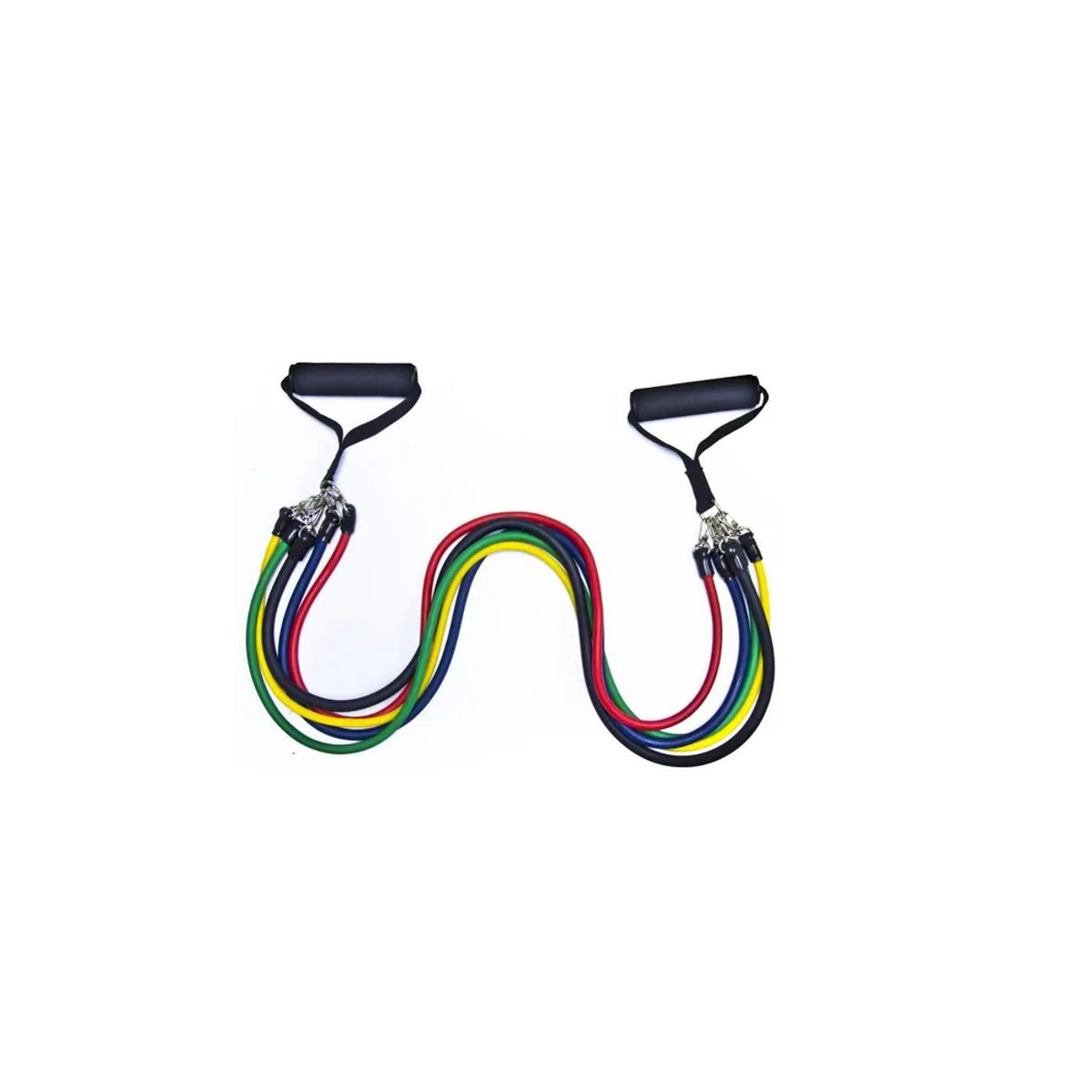 SKY - Kit De Bandas Elásticas Tubulares Resistencia Ejercicio Gym