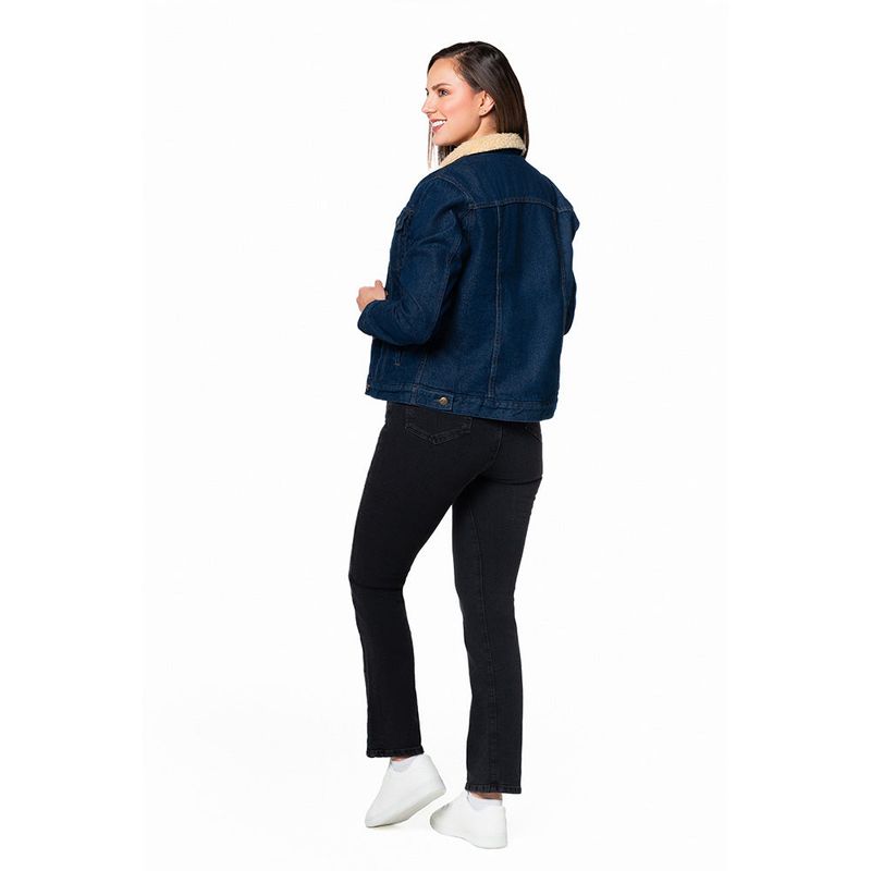 LEC LEE - Chaqueta Denim con Ovejo XL