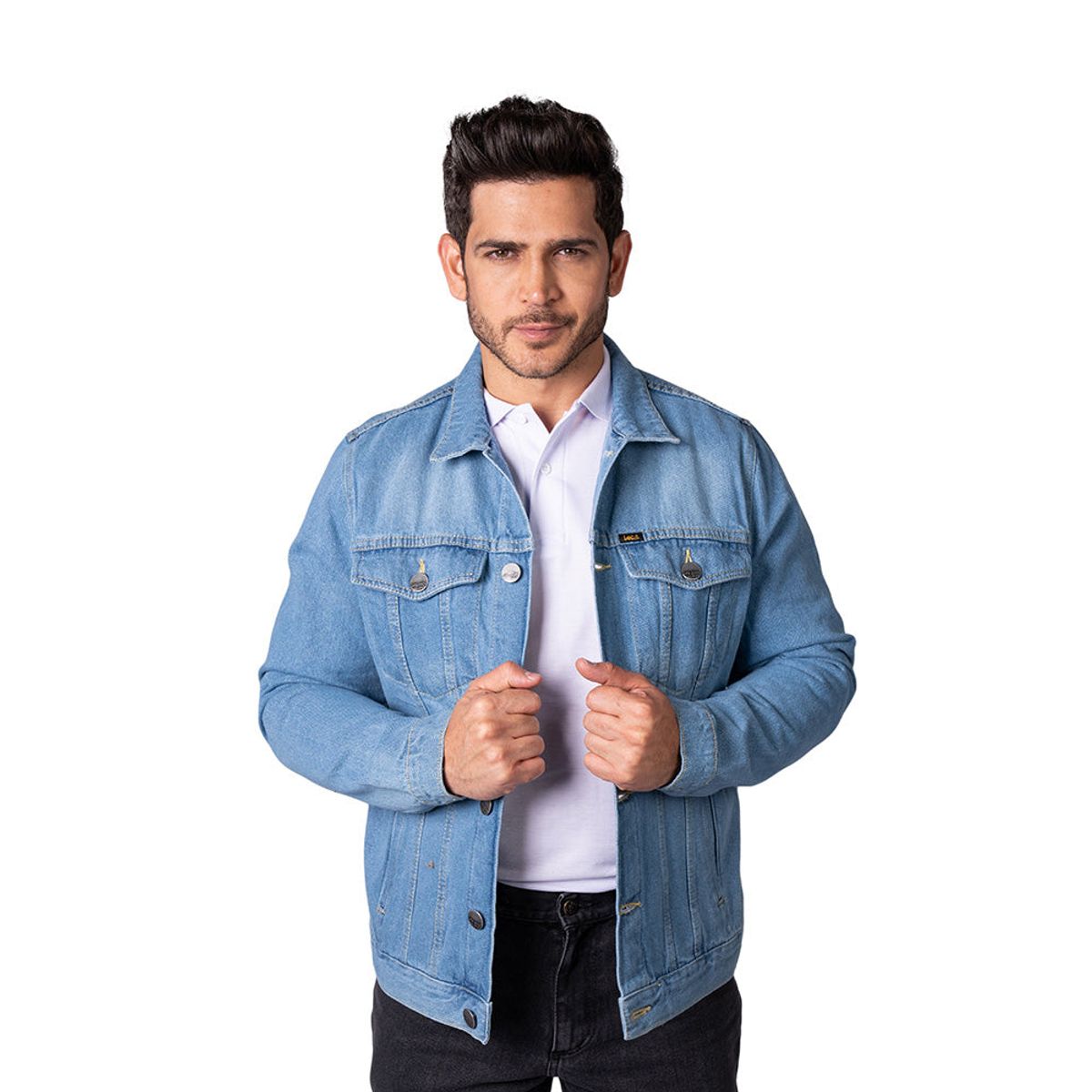 LEC LEE - Chaqueta En Denim Clsica Renovada Lec Lee ndigo Claro XLÍndigo Claro
