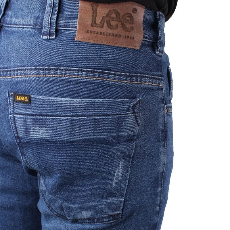 LEC LEE - Jean Trim Fit para Hombre Lec Lee - ?ndigo Medio 32