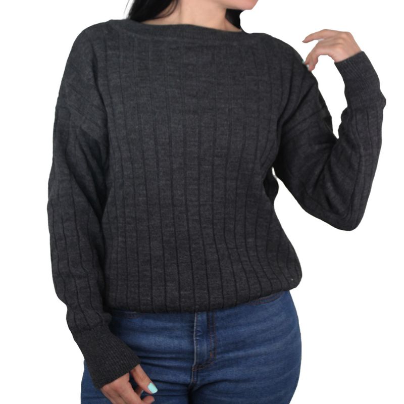LEC LEE - Sweater Mujer Negro Lec Lee