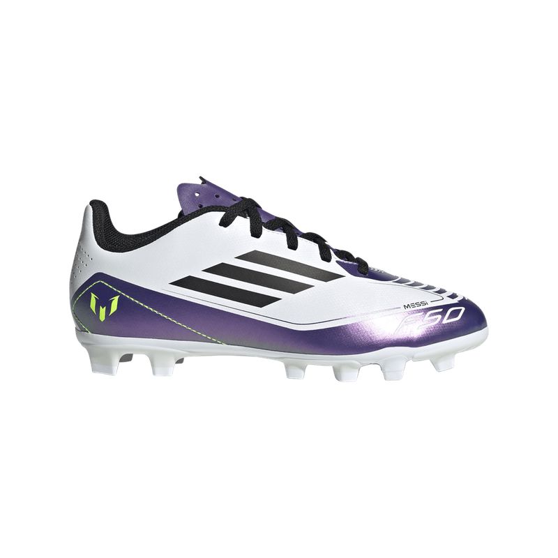 ADIDAS - Adidas F50 Club Fxg J Mess Guayos blanco de Niño para futbol