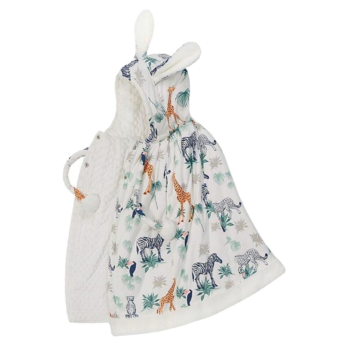 INSULAR - Ruana Bebe Capota Poncho Cobertor Abrigo Selva
