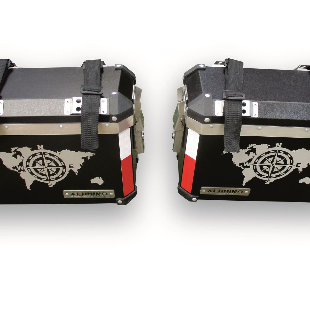 ALUMINA - Alforjas o maleteros laterales en aluminio para moto