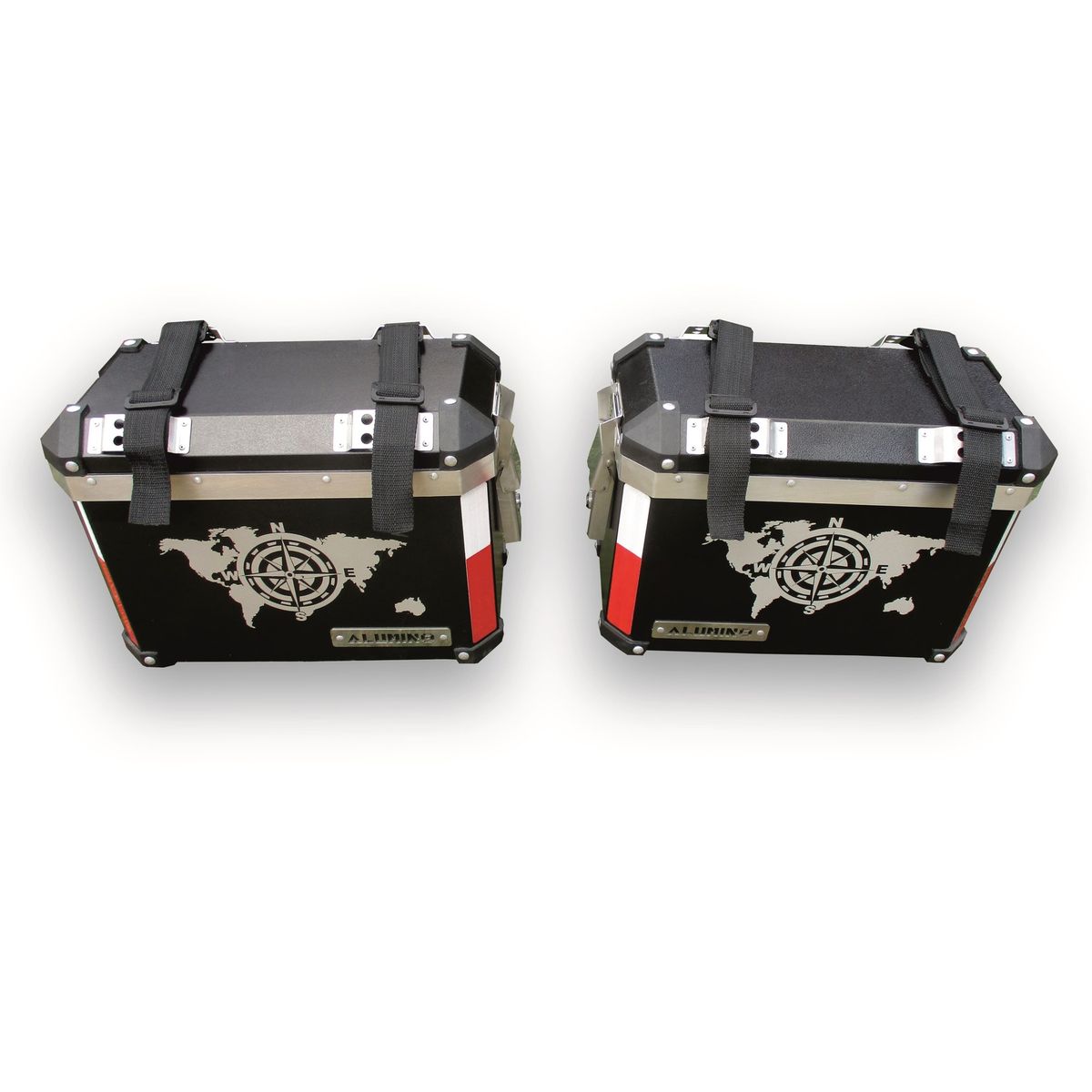 ALUMINA - Alforjas o maleteros laterales en aluminio para moto