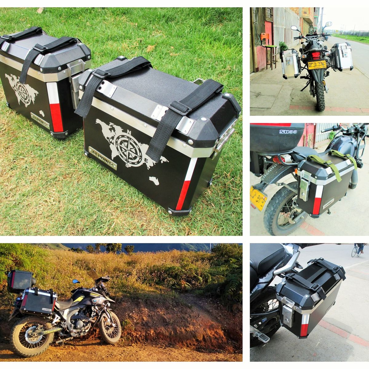 ALUMINA - Alforjas o maleteros laterales en aluminio para moto