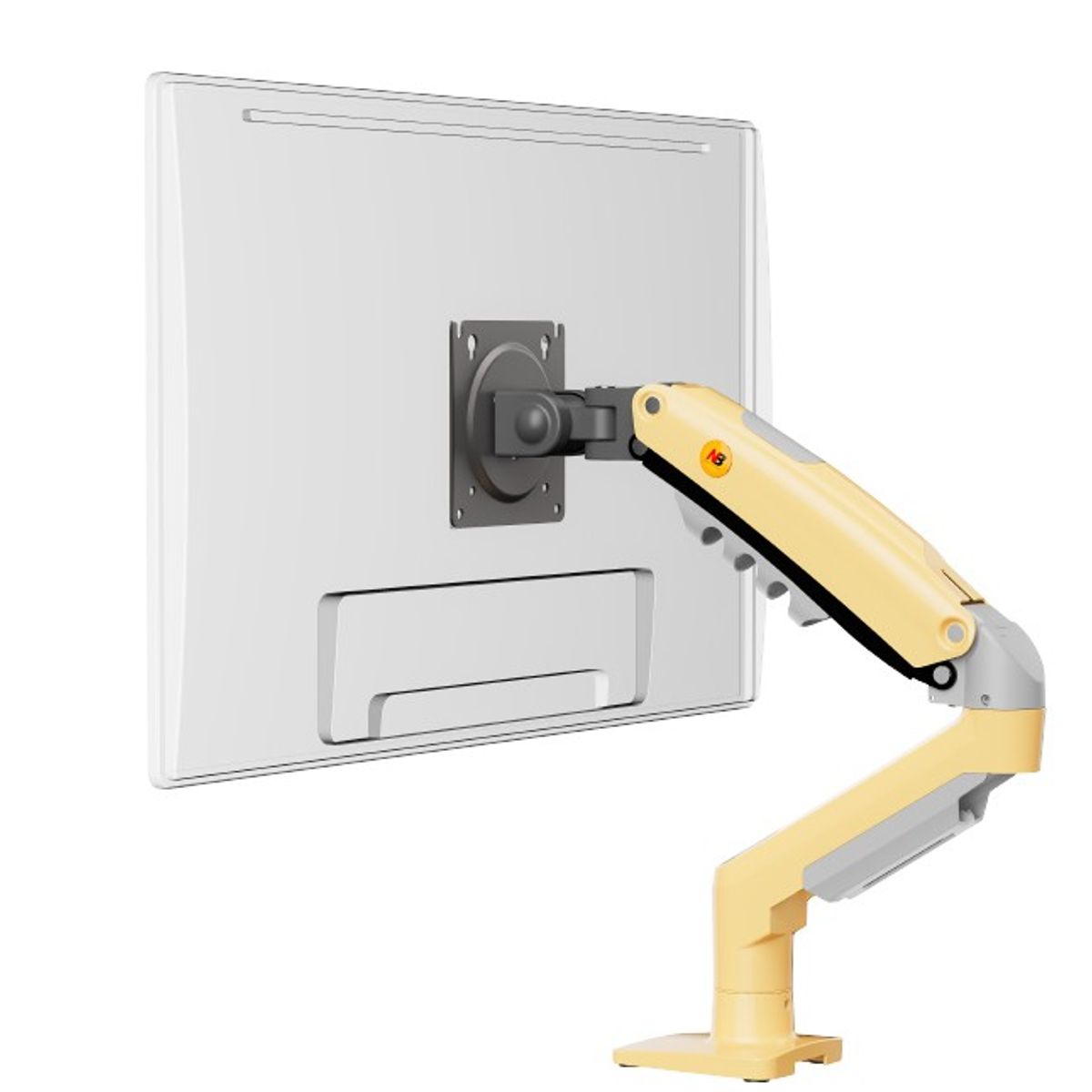 NB NORTH BAYOU - Soporte Monitor Escritorio Nb F80 17 A 30 Amarillo