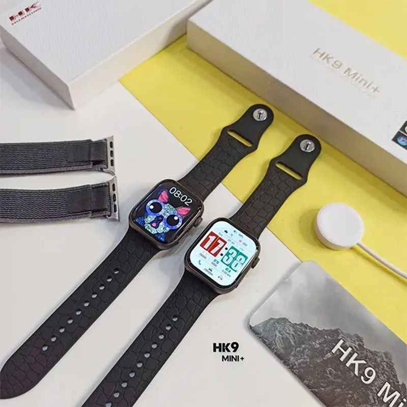 SHUNGA - SmartWatch HK9 Mini con Pantalla Amoled y Funciones de Salud Avanzadas