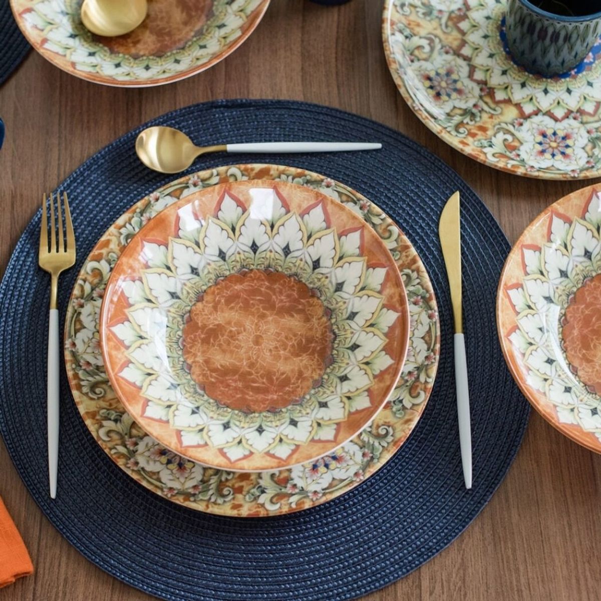 OXFORD - VAJILLA CERAMICA 20 PZAS 4PTOS UNNI CASTELLO