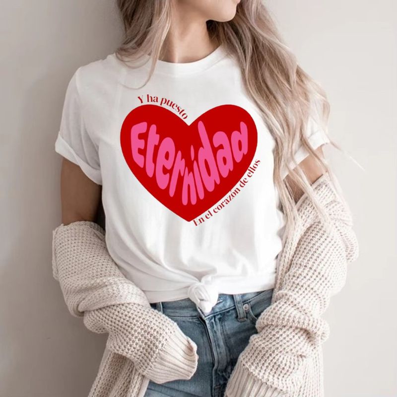 ISMI - Camiseta Mujer Manga Corta Cuello Redondo Ismi Florece