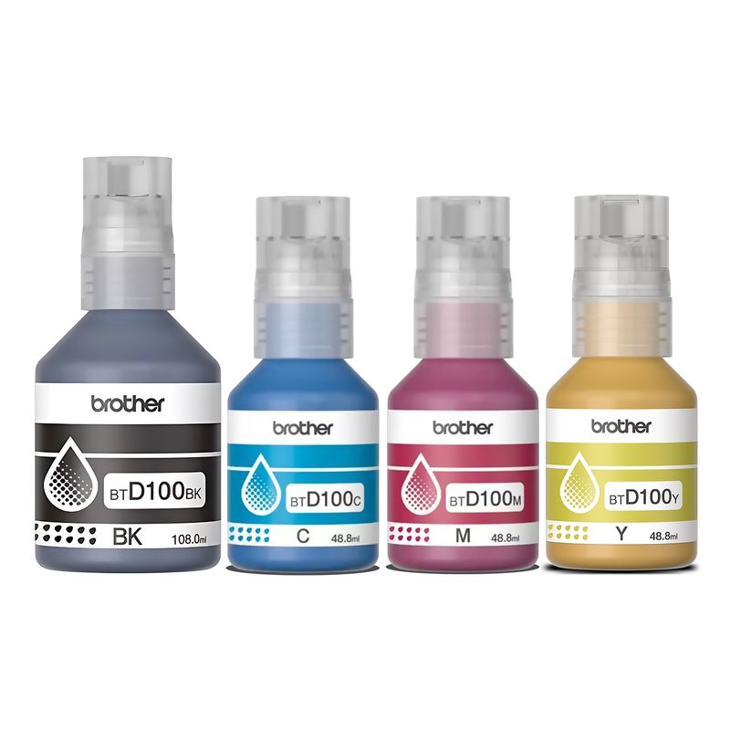 BROTHER - Tinta Brother BTD100 para impresora T230 T430W T530DW T730DW T830DW X4