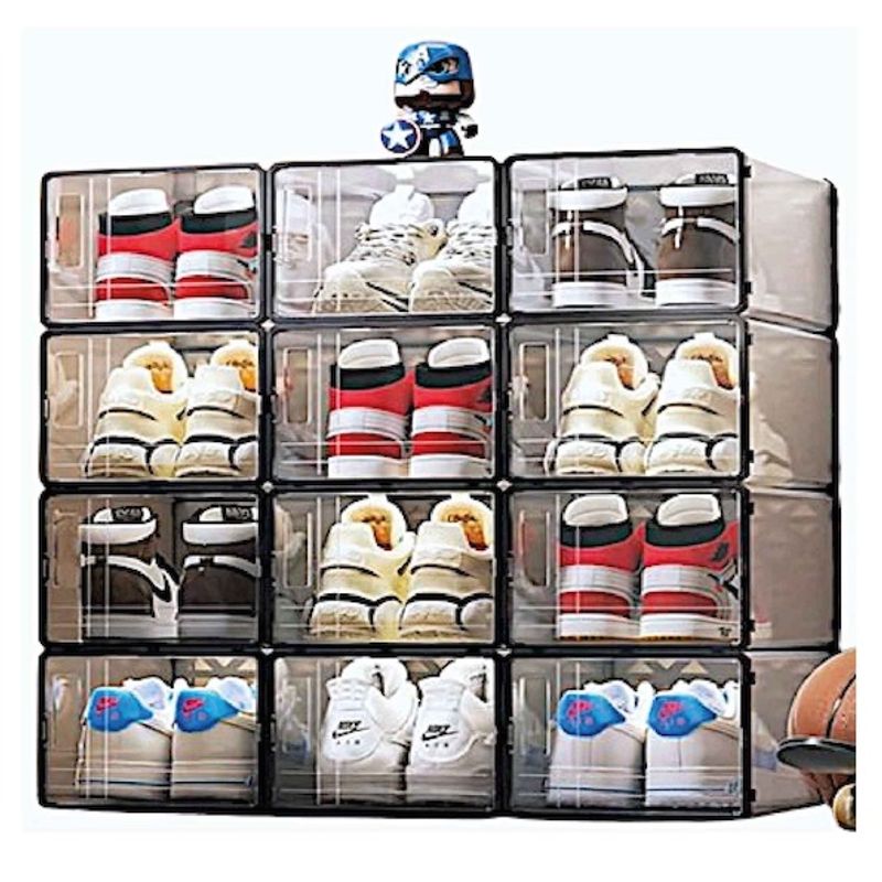 GENERICO - Mueble Organizador de Zapatos set x12 Unidades Zapatero Premium
