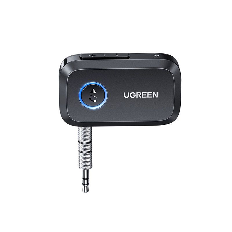 UGREEN - Adaptador Auxiliar Jack 3.5mm Receptor Audio Bluetooth 5.4