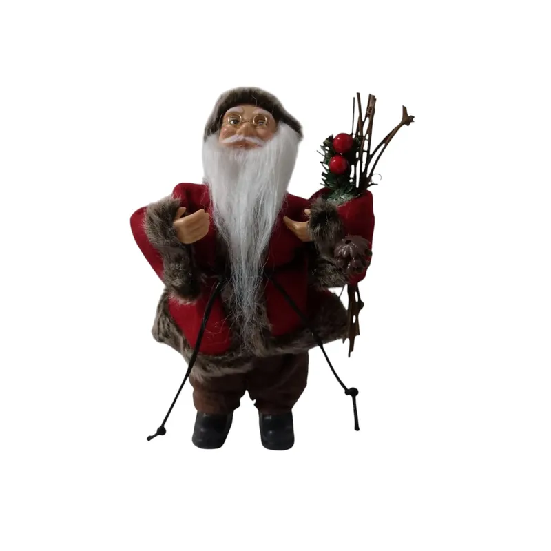 GENERICO - Adorno Navideño Burica Ornamento Santa Claus Modelo 104079