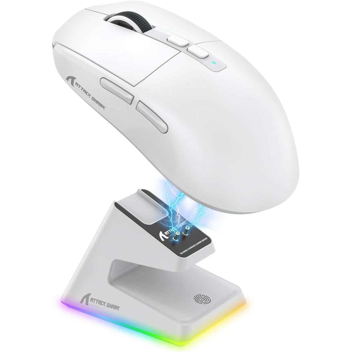 SHARK - Mouse Gamer ATTACK SHARK X6 - 26K DPI, 49g, RGB, Sensor PAW3395