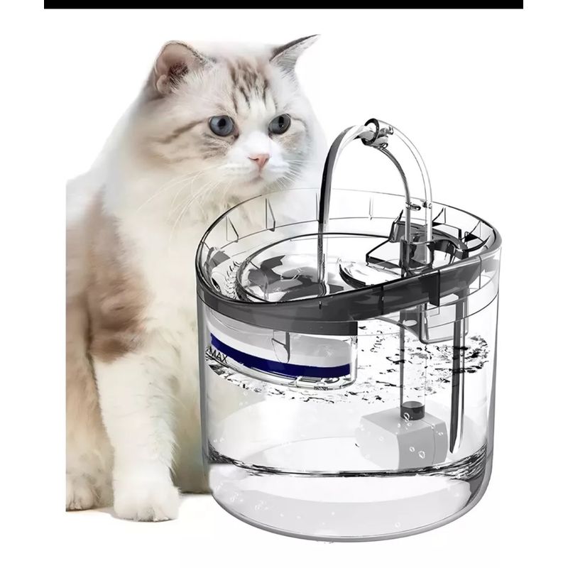 GENERICO - Fuente De Agua Para Mascotas Gatos Silencioso Automatico
