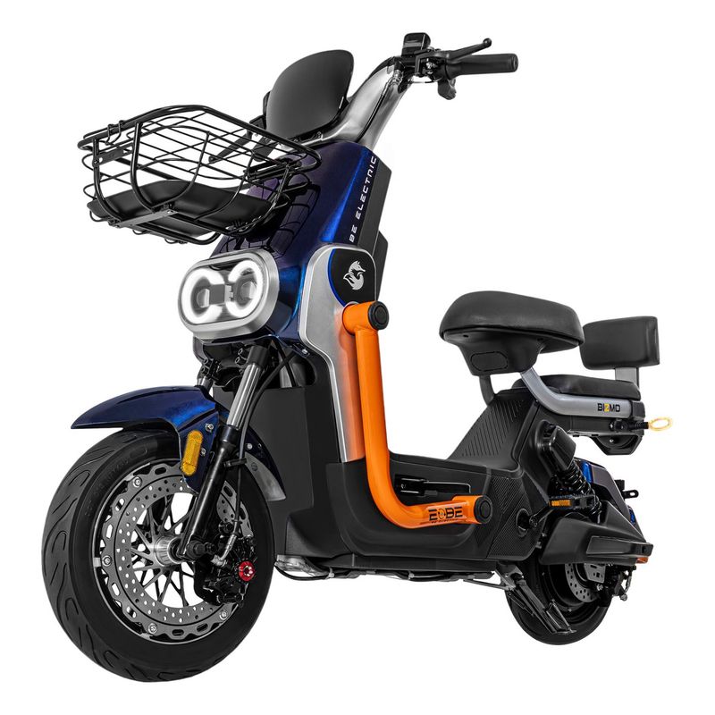 CENTURFIT - Bicicleta Eléctrica Bicimoto 50 Km/H Luces Led Color Azul