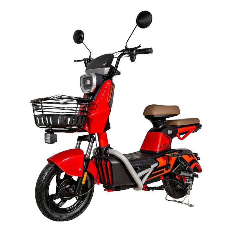 CENTURFIT - Bicimoto Eléctrica Velocidades Hasta 55 Km/H Diseño Rojo