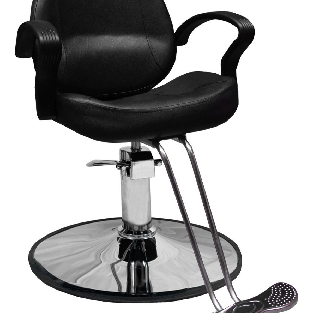 NANOFORT - Silla De Barberia Hidraulica Giratoria Soporta Hasta 120kg