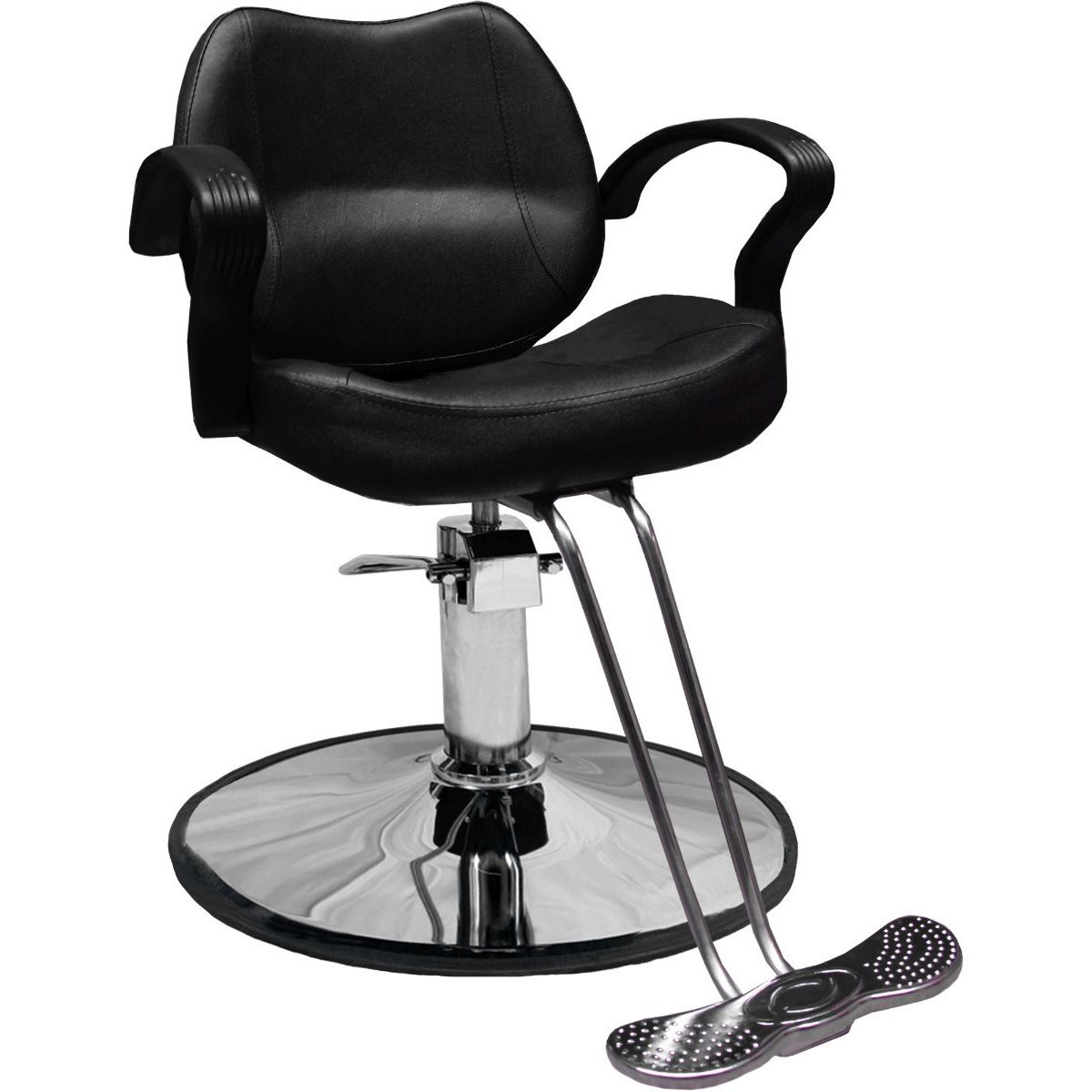 NANOFORT - Silla De Barberia Hidraulica Giratoria Soporta Hasta 120kg
