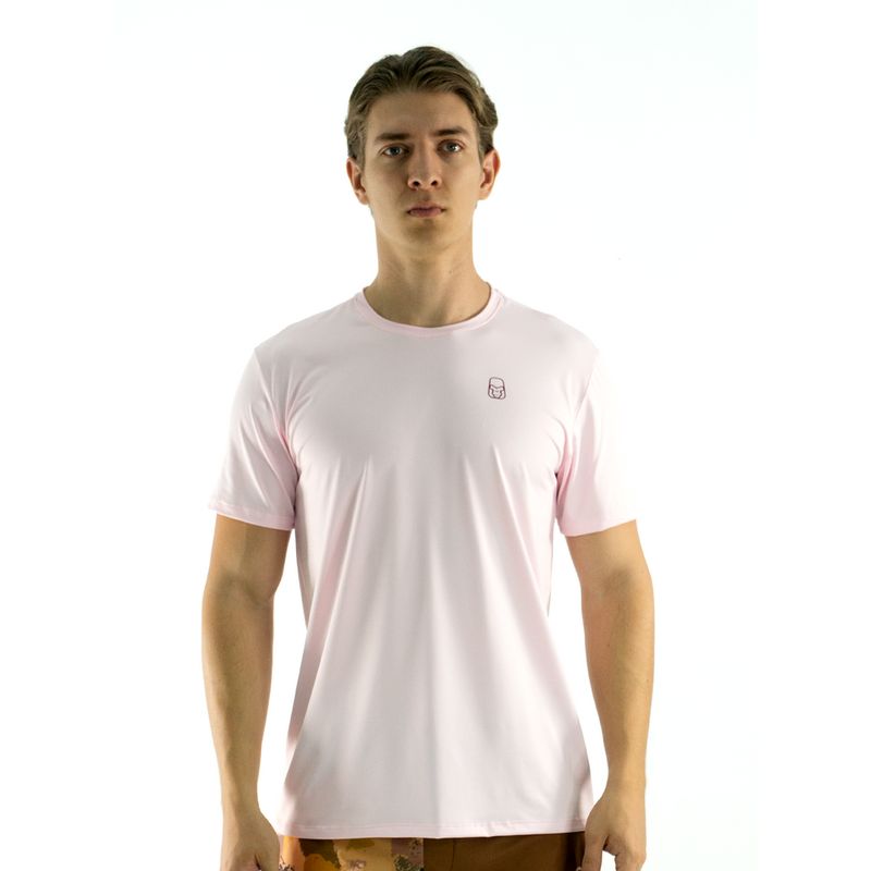 NO RULES - CAMISETA DEPORTIVA TELA FRIA ROSADA