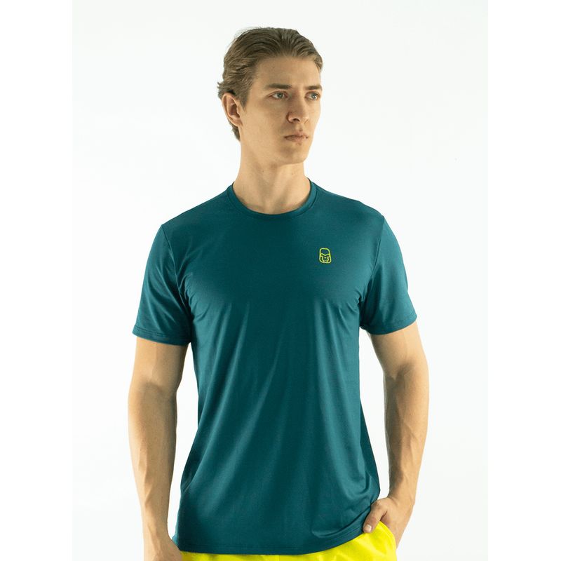 NO RULES - CAMISETA DEPORTIVA TELA FRIA VERDE ESMERALDA