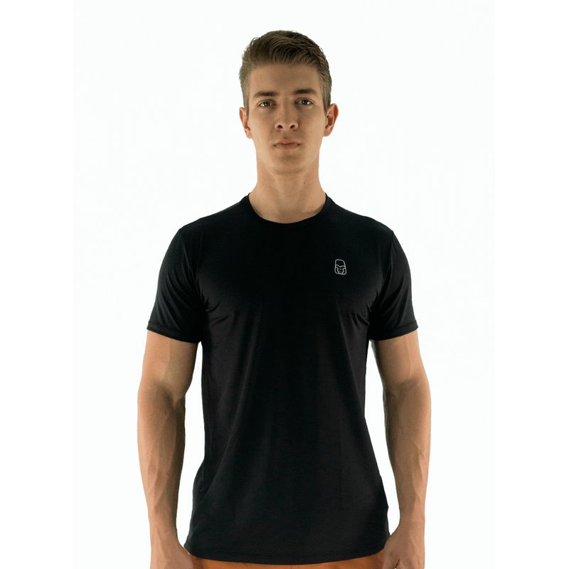 NO RULES - CAMISETA DEPORTIVA TELA FRIA NEGRO